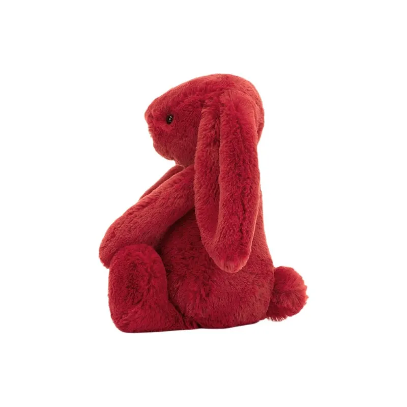 JELLYCAT Bashful Cranberry Bunny Plush Toy-3