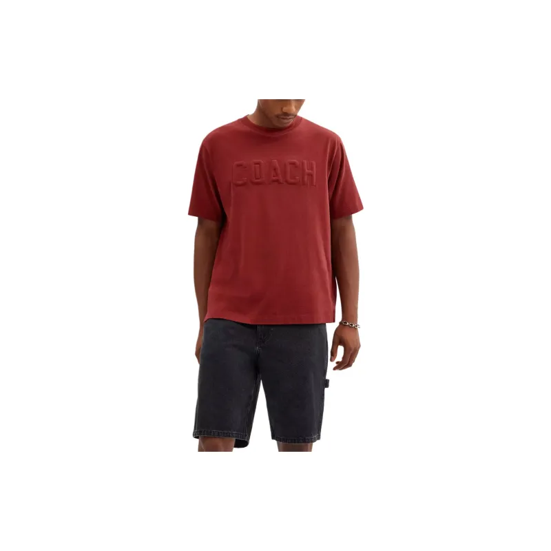 COACH T-Shirts Unisex Merlot-3