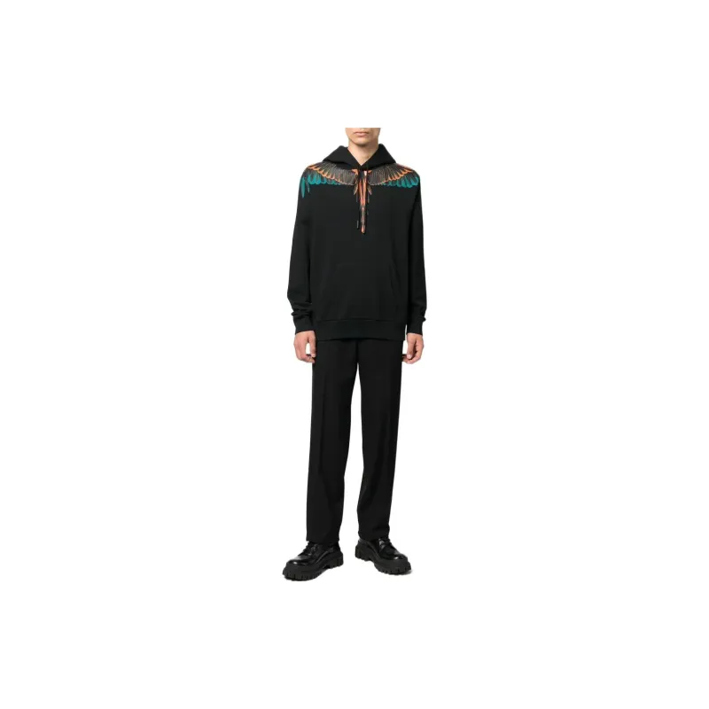 Marcelo Burlon County Of Milan Wings-print Pullover Hoodie-1