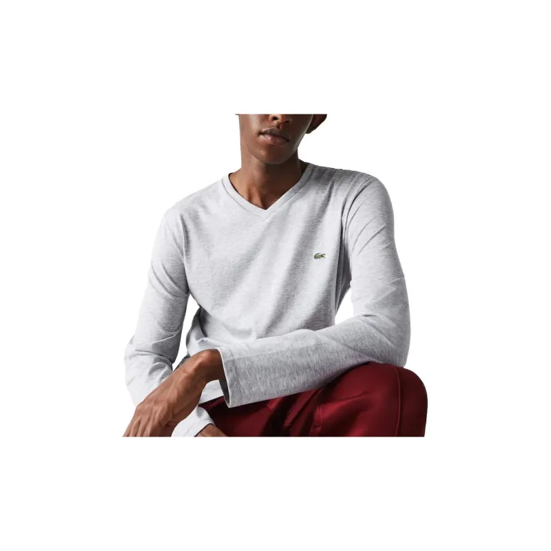LACOSTE T Shirts Men Gray-3