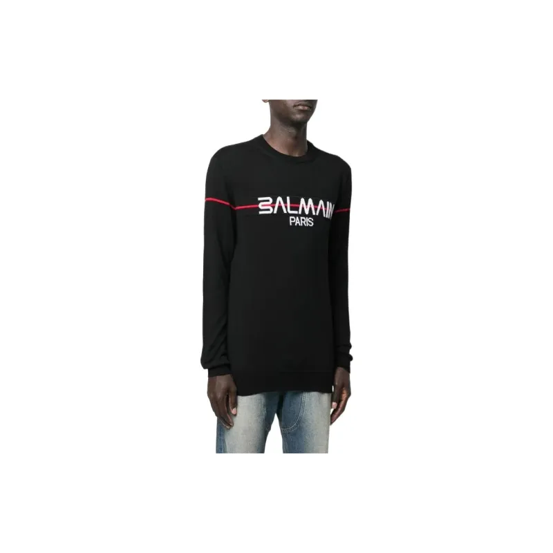 BALMAIN FW22 Sweater Men's Black-3