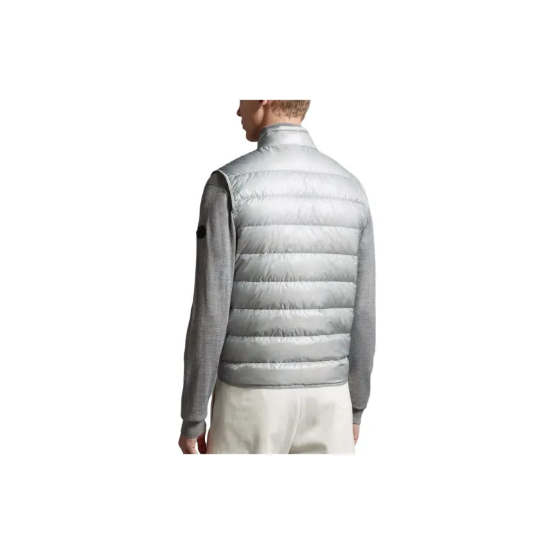 Moncler Vests Men Light Gray-2