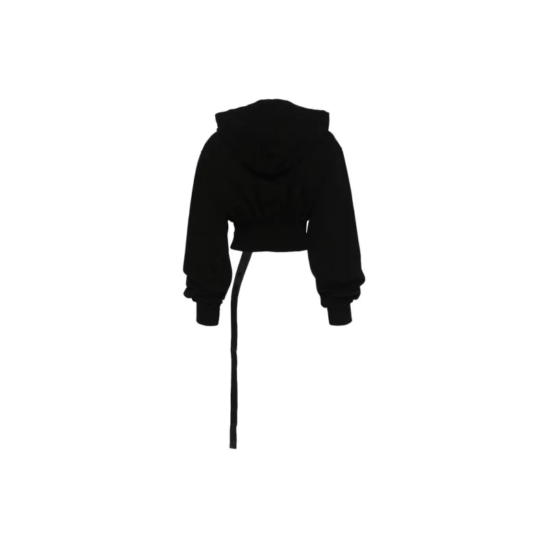 Rick Owens DRKSHDW Tatlin Zipped Hoodie 'Black'-1
