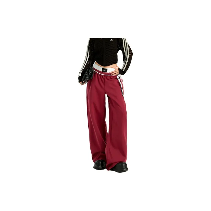 YINLEI Casual Pants Women's Navy Blue-6