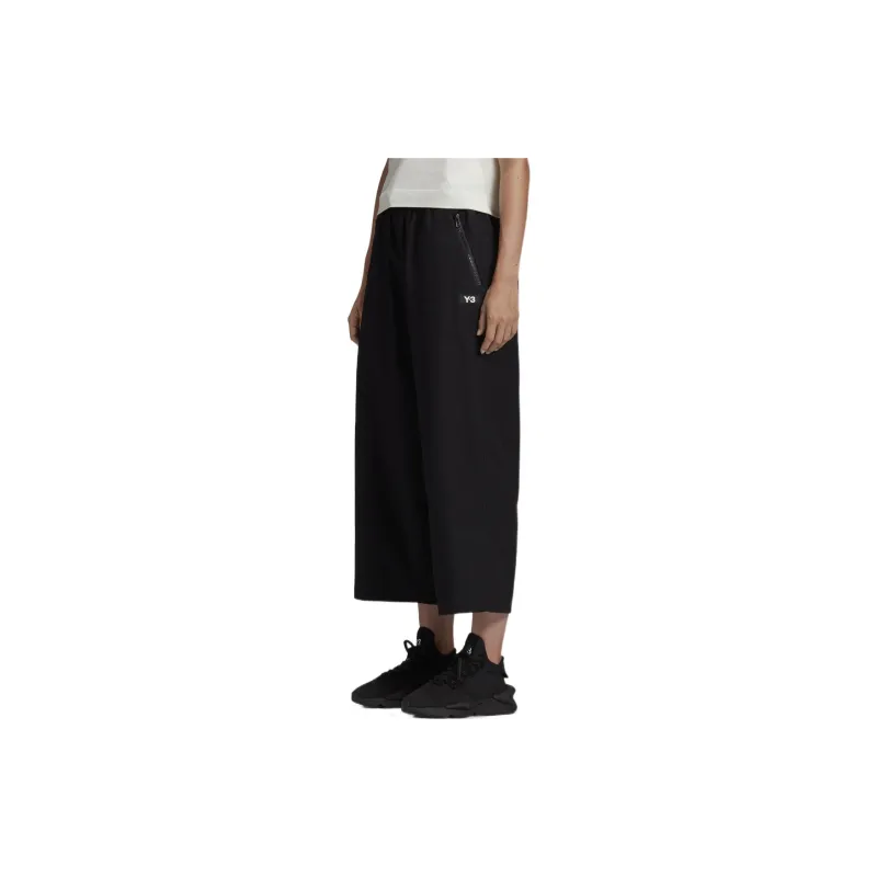 Y 3 Casual Pants Unisex Black-5