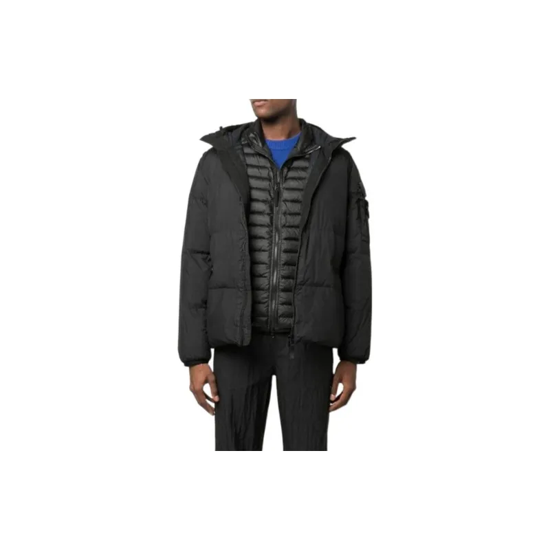 STONE ISLAND Compass patch Puffer Jacket-1