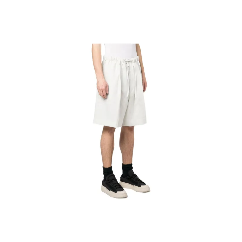 Y 3 Casual Shorts Unisex Light Gray-5