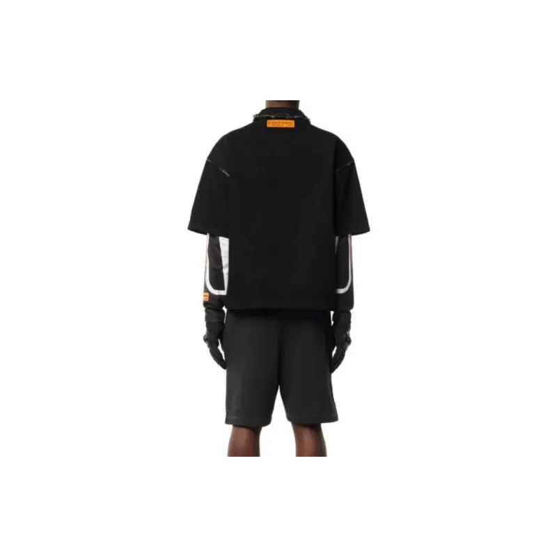 HERON PRESTON Security Cotton Track Shorts-2