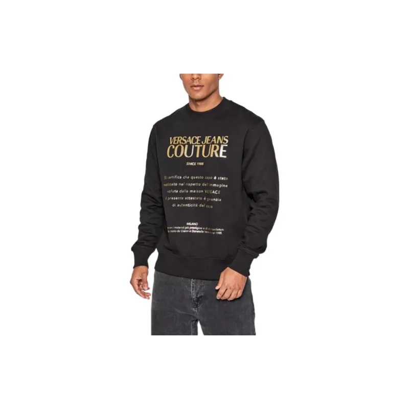 VERSACE JEANS COUTURE Sweatshirts Men Black-2