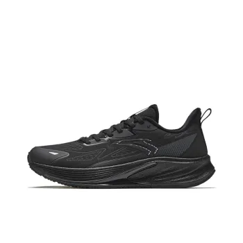 Anta Rocket 6.0 Wear Resistant Coverage Rebound Low Top Casual Running Shoes Men's Black Gray