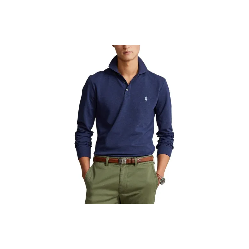 Polo Ralph Lauren Polo Shirt Men's Spring Dark Blue-1