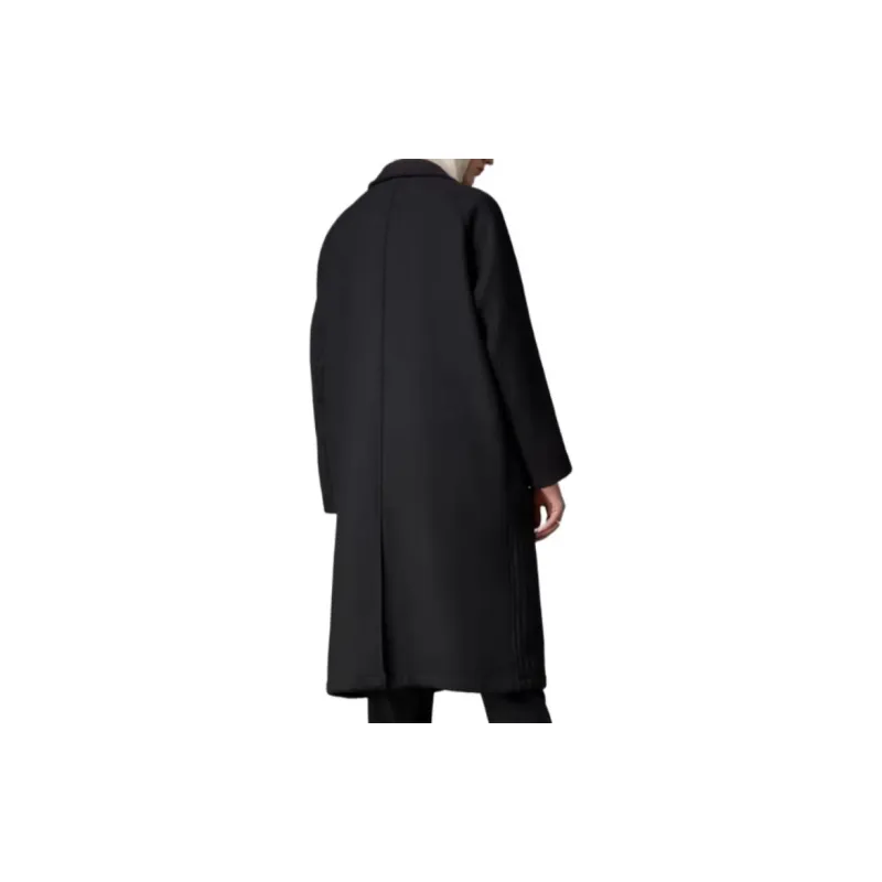 Adidas Blue Version Wool Coat Coats Men's Black-3