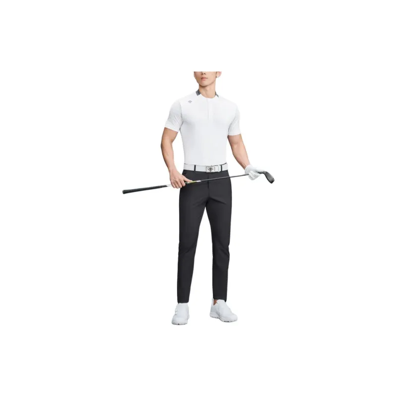 DESCENTE Pro Collection Polo Shirts Men White-2