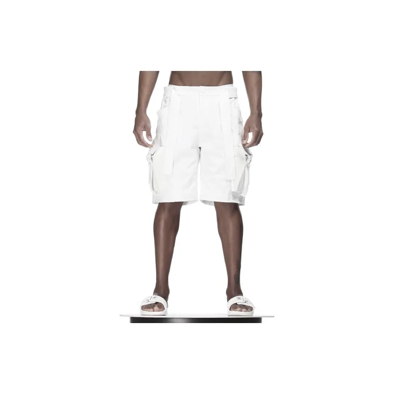 NORVINCY Urban Techwear Straight Fit Loose Fit Hip Hop Casual Shorts Men's-7