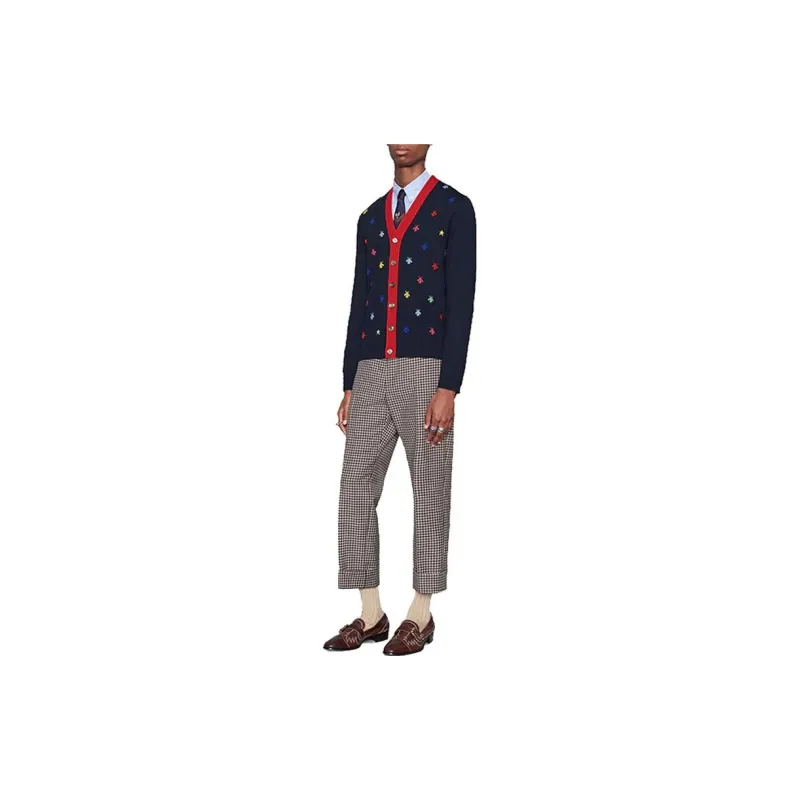 GUCCI Sweaters Men Blue-1