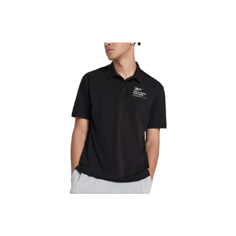 Reebok Polo Shirts Men Black-3