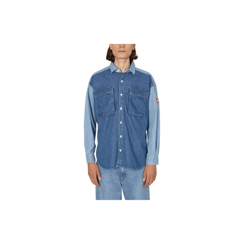 Cav Empt Shirts Unisex Denim Blue-6