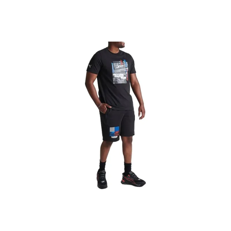 PUMA Casual Shorts Men Black-3
