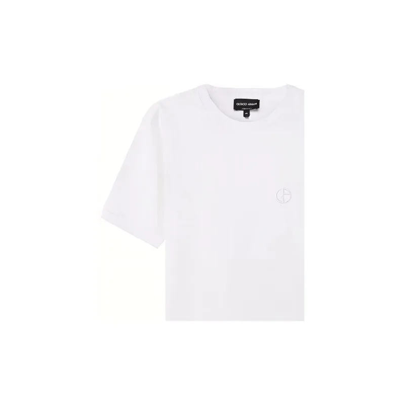 GIORGIO ARMANI T Shirts Men White-6