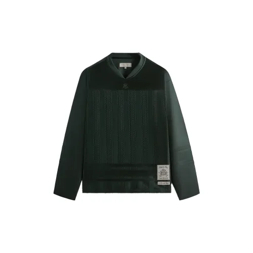 KITH Sweatshirts Men Green/Black Color