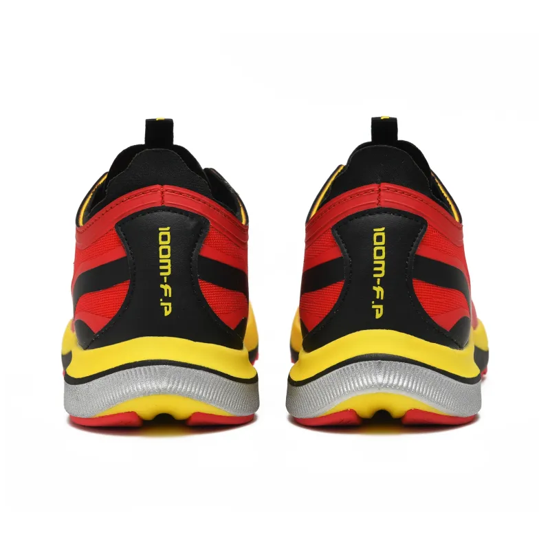 100m F.P Explosion 3.0 Low Top Running Shoes Unisex China Red-3
