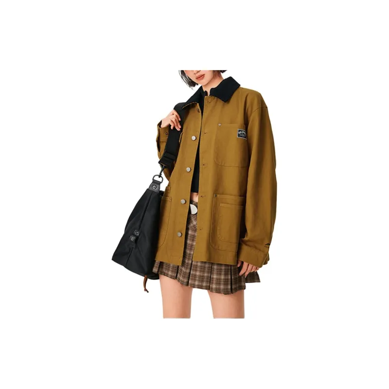 LiNing Sports Fashion Collection Jackets & Coats Men's Gold Brown-5