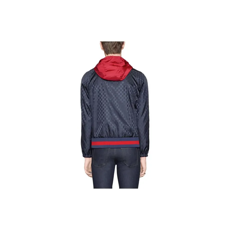 GUCCI Jackets Men Dark Blue-2