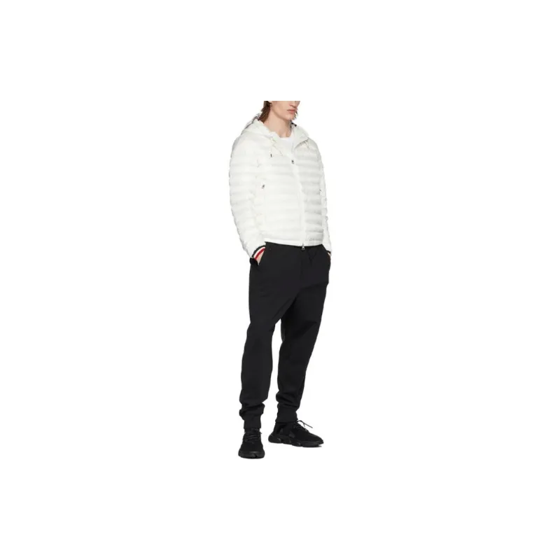 Moncler FW21 Solid Color Hooded Down Jacket Men's White-2