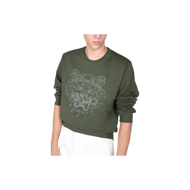 KENZO Sweatshirts Men Green-5
