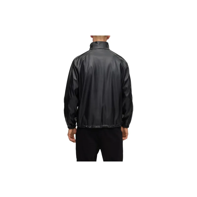 HUGO BOSS Logo appliqué High neck Bomber Jacket-2