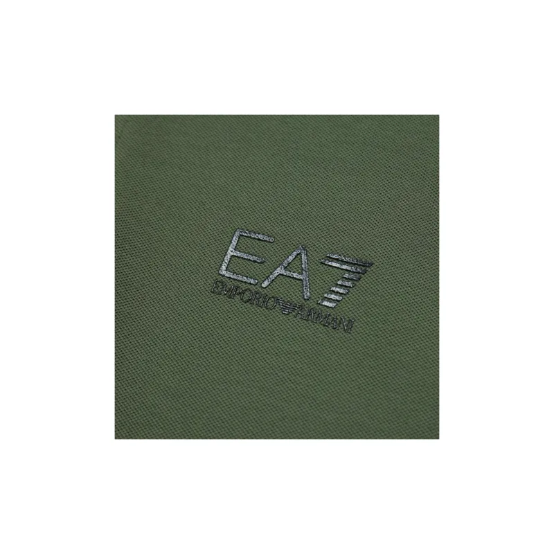 EMPORIO ARMANI EA7 SS24 Polo Shirt Men's Green-8