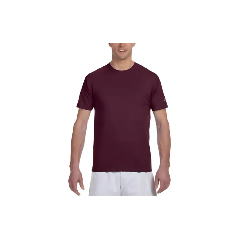 Champion T Shirt Men's Dark Reddish Purple-1