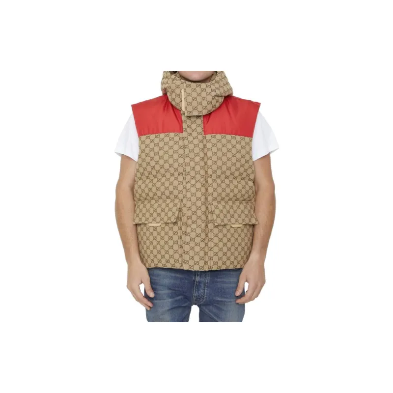 GUCCI Vests Men Khaki-1