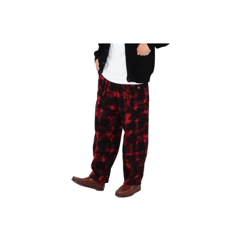 Beams Casual Pants Men Red-4