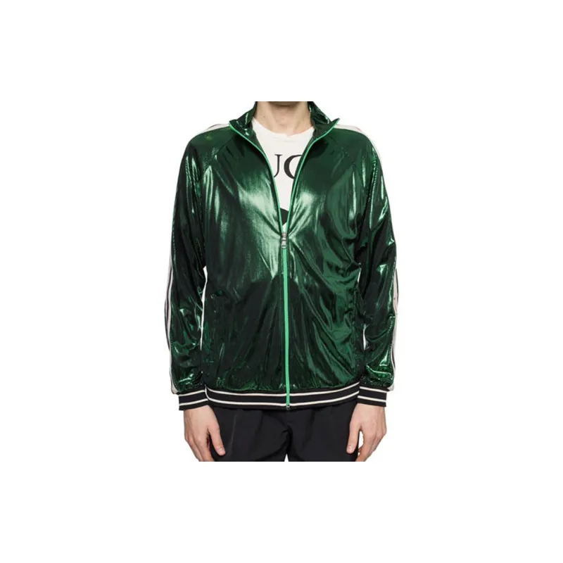 GUCCI Oversize Laminated Jersey Jacket-1
