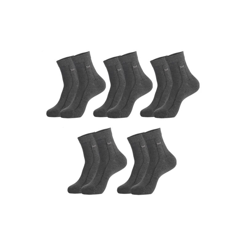 MIIOW Mid Calf Socks Men's 5 Pack-9