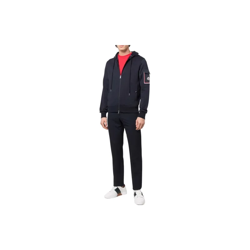 Moncler Sweatshirts Men Dark Blue-2