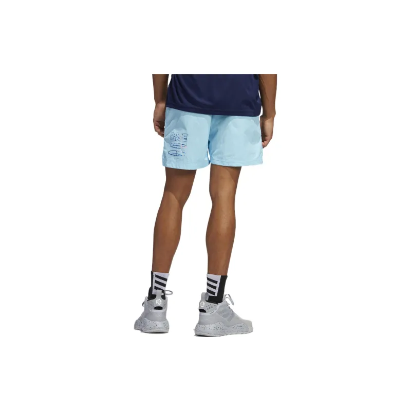 Adidas Basketball Shorts Men's Blue-1