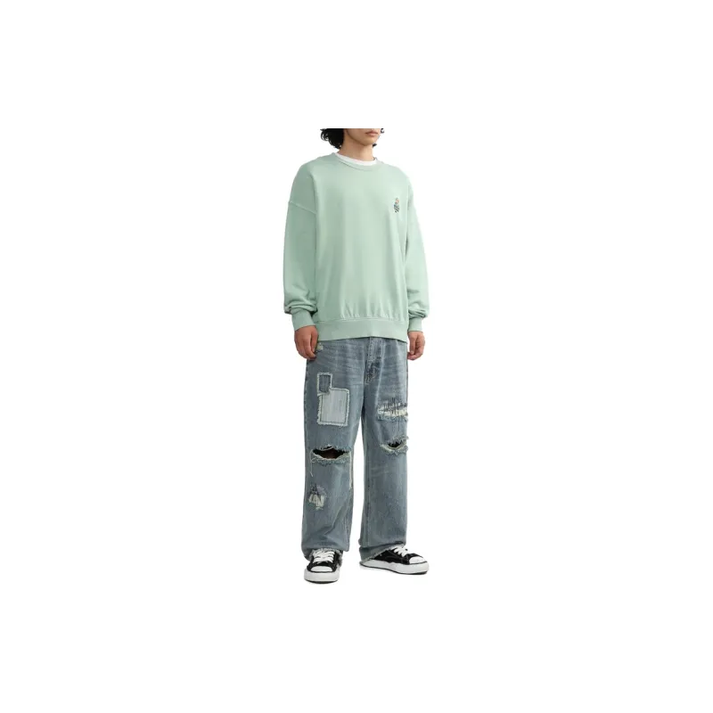 MUSIUM DIV Logo embroidered Cotton Sweatshirt-4