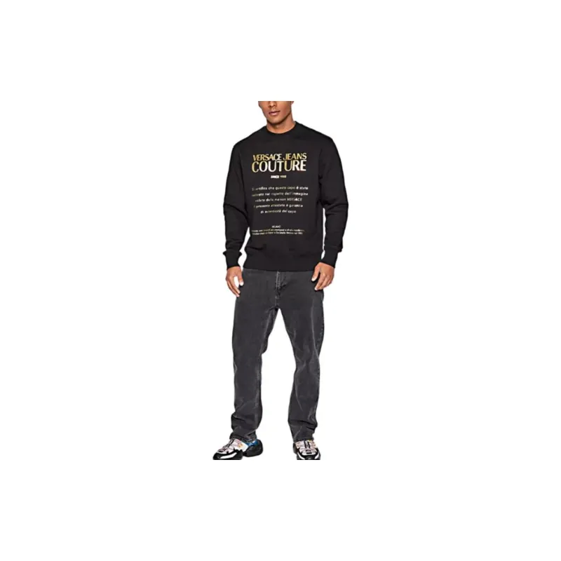 VERSACE JEANS COUTURE Sweatshirts Men Black-1