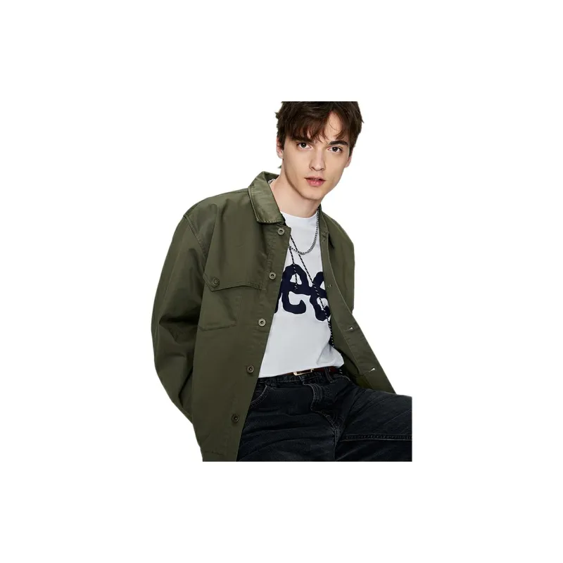 Lee Jackets Men Olive Green-2
