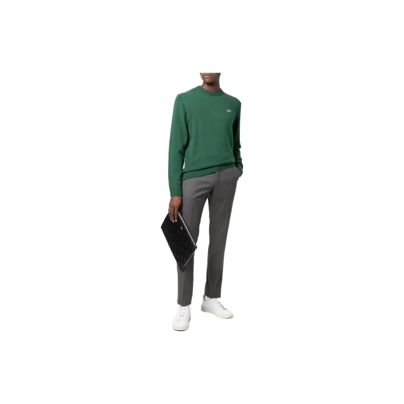 LACOSTE Crew-neck Wool Sweater-1