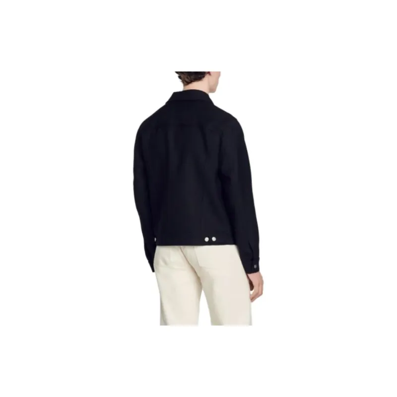 Sandro Jackets Men Black-2
