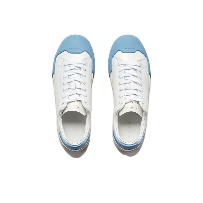 MARNI Dada Bumper Low Top Skateboard Shoes Men's White-4