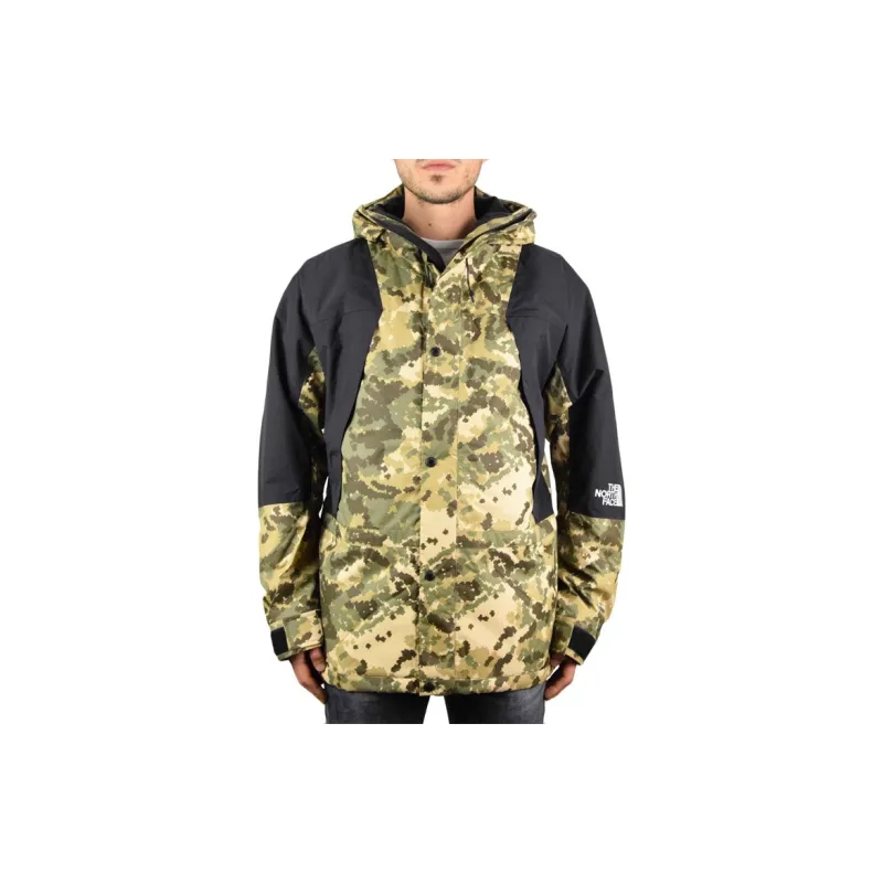 THE NORTH FACE Mountain Waterproof And Windproof Windbreaker Jacket Men's Olive Green Camouflage-2