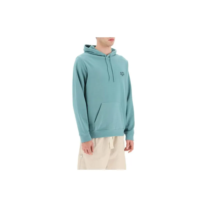 A.P.C Logo print Drawstring Hoodie-1
