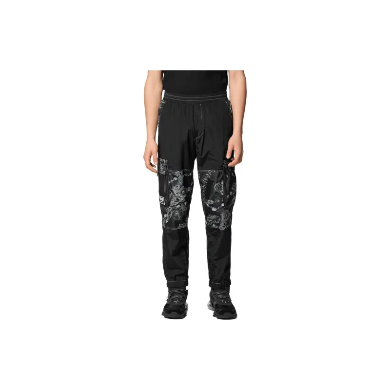 VERSACE Cargo Pants Men's Black-2