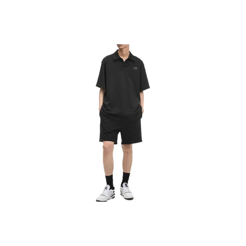 New Balance x Nice Rice New Balance X Nice RiceNew Balance X Nice Rice Collaboration SS23 Polo Shirt Men's Black-2