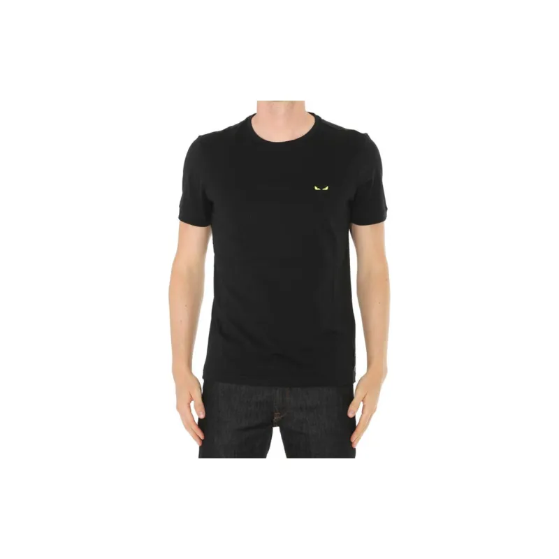 FENDI T Shirts Men Black-2