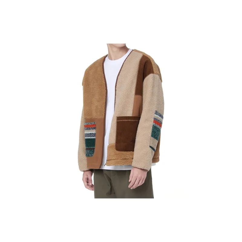 FIVE CM Velvet Jackets Men BWX/Brown-4